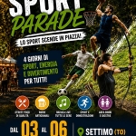 Immagine evento SETTIMO TORINESE Festival dello Sport 3º edizione a Settimo Torinese (TO) SETTIMO TORINESE Festival dello Sport 3º edizione a Settimo Torinese (TO) il 3 settembre - 6 settembre 2026