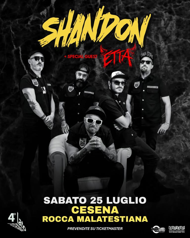 Evento Shandon – Etta – Spaventapassere al QuartoLato Festival alla Rocca di Cesena Locandina Shandon – Etta – Spaventapassere al QuartoLato Festival alla Rocca di Cesena - sabato 25 luglio ore 21:00 - 23:00