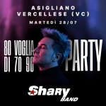 Immagine evento Sharyband Al “Baccanale Asiglianese”, Area Polifunzionale Via C.battisti, Asigliano (Vc) a Asigliano Vercellese (VC) Sharyband Al "Baccanale Asiglianese", Area Polifunzionale Via C.battisti, Asigliano (Vc) a Asigliano Vercellese (VC) il 28 luglio 2026