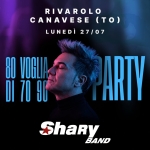 Immagine evento SHARYBAND al “FOOD VILLAGE”, Parco del Castello Malgrà, Rivarolo Canavese (TO) a Rivarolo Canavese (TO) SHARYBAND al "FOOD VILLAGE", Parco del Castello Malgrà, Rivarolo Canavese (TO) a Rivarolo Canavese (TO) il 27 luglio 2026