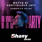 Immagine evento SHARYBAND@ Sagra del peperone – centro sportivo ed aria feste – Motta di Costigliole d’Asti (AT) a Asti (AT) SHARYBAND@ Sagra del peperone - centro sportivo ed aria feste - Motta di Costigliole d'Asti (AT) a Asti (AT) il 2 agosto 2026