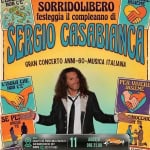 Immagine evento Sorridolibero festeggia… il compleanno di Sergio Casabianca! Concerto Anni ’60 con i Doctor Luba a Rimini (RN) Sorridolibero festeggia... il compleanno di Sergio Casabianca! Concerto Anni '60 con i Doctor Luba a Rimini (RN) il 11 agosto 2026