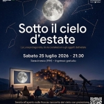 Immagine evento Sotto il cielo d’estate – Osservazione a Saracinesco a Saracinesco (RM) Sotto il cielo d'estate - Osservazione a Saracinesco a Saracinesco (RM) il 25 luglio 2026