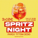 Immagine evento Spritz Night Parco Tittoni a Desio Spritz Night Parco Tittoni a Desio il 17 luglio 2026