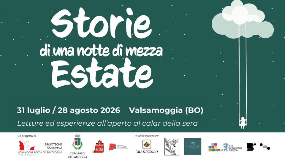 Evento Storie di una notte di mezza estate – Una casa tra i rami Locandina Storie di una notte di mezza estate – Una casa tra i rami - venerdì 31 luglio ore 19:30 - 21:30