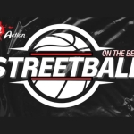 Immagine evento Streetball On The Beach a Caorle (VE) Potrebbe essere un contenuto grafico raffigurante basket, maglia da basket e il seguente testo "光 n Action fùn 小 Ca ON ΤHΕ BEACH STREETBALL"