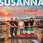 Immagine evento Susanna Live – Bagni Duna Rossa a Caorle (VE) Susanna Live - Bagni Duna Rossa a Caorle (VE) il 5 luglio 2026