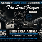 Immagine evento The Soulfinger Band – Mercoledi Live @Anima (Cena Live) a Quinto Vicentino (VI) The Soulfinger Band - Mercoledi Live @Anima (Cena Live) a Quinto Vicentino (VI) il 5 agosto 2026