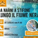 Immagine evento Trekking da Narni a Stifone, escursione a piedi e in canoa lungo il fiume Nera a Narni (TR) Trekking da Narni a Stifone, escursione a piedi e in canoa lungo il fiume Nera a Narni (TR) il 25 luglio 2026