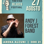 Immagine evento Treviso Blues Festival – Andy J Forest Band a Treviso (TV) Treviso Blues Festival - Andy J Forest Band a Treviso (TV) il 27 agosto 2026
