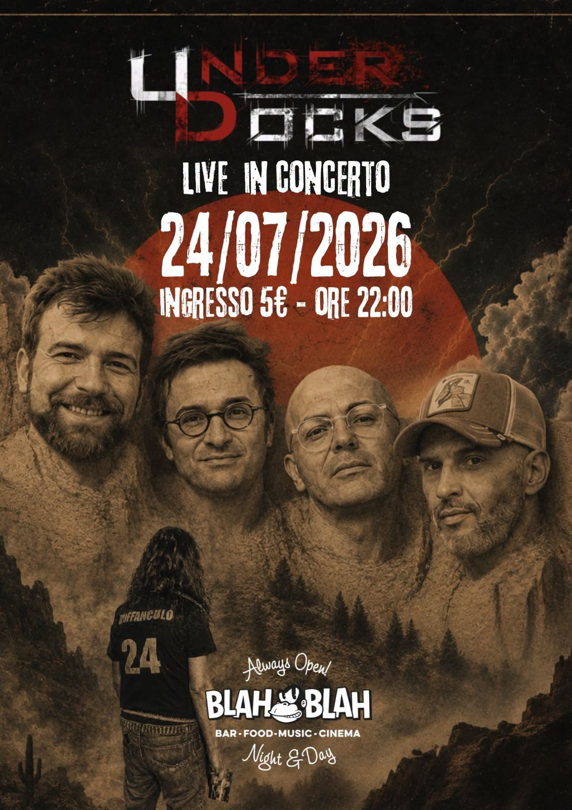Evento UNDERDOCKS – Alternative Rock Locandina UNDERDOCKS – Alternative Rock - venerdì 24 luglio ore 22:15 - 02:45