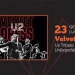 Immagine evento VELVET DRESS U2 Tribute live @BirraRock – Caselle (VE) Giov 23 Luglio 26 a Šaľa Potrebbe essere un contenuto grafico raffigurante il seguente testo "VELYET U2 DPaSs SS 아 23 LUGLIO GIOVEDÌ Velvet Dress U2 Tribute- The Unforgettable Night BirraRock 幸田夢"