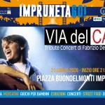 Immagine evento Via Del Campo – Tribute Concert Fabrizio De Andrè Live – Imprunetago! a Impruneta (FI) Via Del Campo - Tribute Concert Fabrizio De Andrè Live - Imprunetago! a Impruneta (FI) il 21 luglio 2026