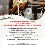 Immagine evento Visita E Lettura Al Museo Del Tessile a Chieri (TO) Visita E Lettura Al Museo Del Tessile a Chieri (TO) il 28 luglio 2026