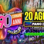 Immagine evento Voglio Tornare Negli Anni 90 r – Fano (PU) a Fano (PU) Voglio Tornare Negli Anni 90 r - Fano (PU) a Fano (PU) il 20 agosto 2026