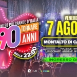 Immagine evento Voglio Tornare Negli Anni 90 r – Montalto di Castro (VT) a Montalto di Castro (VT) Voglio Tornare Negli Anni 90 r - Montalto di Castro (VT) a Montalto di Castro (VT) il 7 agosto 2026