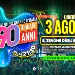 Immagine evento Voglio Tornare Negli Anni 90 r – San Zenone degli Ezzelini (TV) a Rua di Feletto (TV) Voglio Tornare Negli Anni 90 r - San Zenone degli Ezzelini (TV) a Rua di Feletto (TV) il 3 agosto 2026