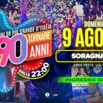 Immagine evento Voglio Tornare Negli Anni 90 r – Soragna (PR) a Soragna (PR) Voglio Tornare Negli Anni 90 r - Soragna (PR) a Soragna (PR) il 9 agosto 2026