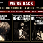Immagine evento WE’RE BACK “La musica live torna a casa” a Milano (MI) WE'RE BACK "La musica live torna a casa" a Milano (MI) il 1 ottobre - 4 ottobre 2026
