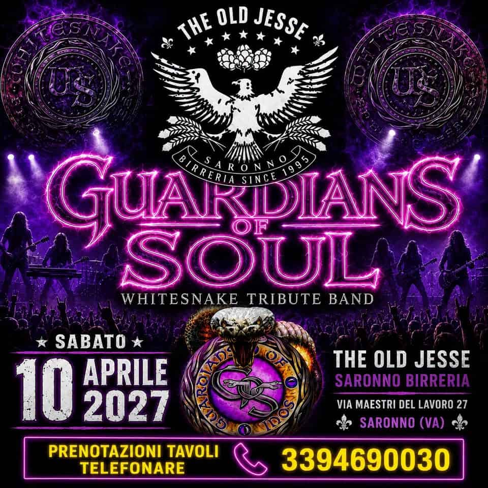 Evento Whitesnake Night Locandina Whitesnake Night - sabato 10 aprile ore 21:30 - 23:30