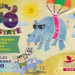 Immagine evento 03/10 Piccino Picciò d’Estate LA BOTTEGA DELL’ARIA spettacolo di Finisterrae Teatri – Cavenago B. a Cavenago d’Adda (LO) May be pop art of rhinoceros, elephant, slow loris and text that says '06 2026 QUINTA EDIZIONE မ့် RLESTATE ESTATE RASSEGNA DI TEATRO, LABORATORI E CINEMA PER PIÙ PICCOLI OH..O 04.. TUIFO ARRIVOOE DA LUGLIO A SETTEMBRE 2026 EUNINIZIATIVA'DI 10 Coni contributo Conil.contributodi di له ΚΧΑΖΝ collac CONTINTTA MONZAEBRIANZA BRIANZ. MONZA ENTE ENTEPILANTHOFICD PILANTHOPICU 25ANNI 25 ANNI delleAli TEATRO'