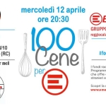 Immagine evento 100 Cene – Gruppo Emergency Reggio Calabria a Villa San Giovanni (RC) No photo description available.