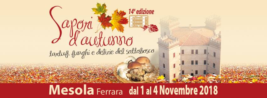 Evento 14º Edizione Sapori d’Autunno Locandina 14º Edizione Sapori d’Autunno - da giovedì 1 novembre - domenica 4 novembre 2018 ore 10:30 ore 20:00