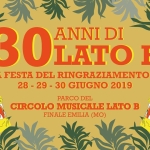 Immagine evento 30 anni di Lato B La Festa del Ringraziamento 6 a Finale Emilia (MO) No photo description available.