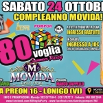 Immagine evento 80 Voglia Summer Party – Movida Disco Food, Lonigo a Lonigo (VI) May be pop art of text that says "SABATO 12 SETTEMBRE 2026 COMPLEANNO MOVIDA! LIVE POMPON PER TUTTII PRENOTATIA A CENA INGRESSO GRATUITO 80 80t IN INSERATA INGRESSO10€ 10€ CON CONSUMAZIONE COMPRESA voglia SammaParty Party Summer DjSetby: Dj Set by: Presenta: DISCO FOOD GADDAMIX LADY SELVY VIAPREON16-LONIGOCUI 16 16-LONIGO സ്ന VIAPREON16 M"