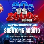 Immagine evento 90 Vs 2000 – La Sfida Generazionale Ferragosto Phenomenale a Fontaneto d’Agogna (NO) 90 Vs 2000 - La Sfida Generazionale Ferragosto Phenomenale a Fontaneto d'Agogna (NO) il 15 agosto 2026