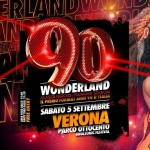 Immagine evento 90 WONDERLAND Verona – Parco Ottocento Laser Heroes Tour a Verona (VR) May be a graphic of text that says "TONDERLAVN IDWADL DL OND AAD시원 PLEPID DERLAN LANDWONDERLAN ERLA 90 WONDERLAND SEASON VON 82 ALASER HEROES WOND SUMMER LPRIMO FORMAI ANNI yo D HALIA , SABATO 5 SEI SETTEMBRE VERONA OTTOCENTO ΠΣΥΜcΔ በጣጤ PARCO GIN&TONIC ONIC FESTIVAL KibeamZPrc KibeamZProJaque LAUE GIN& 0182002.口8 2024 MIGLEAT MIGLIOR MIGLIOR FORMAT EVENTO ANTALIA ITALIA 박신 ပ 신 и"