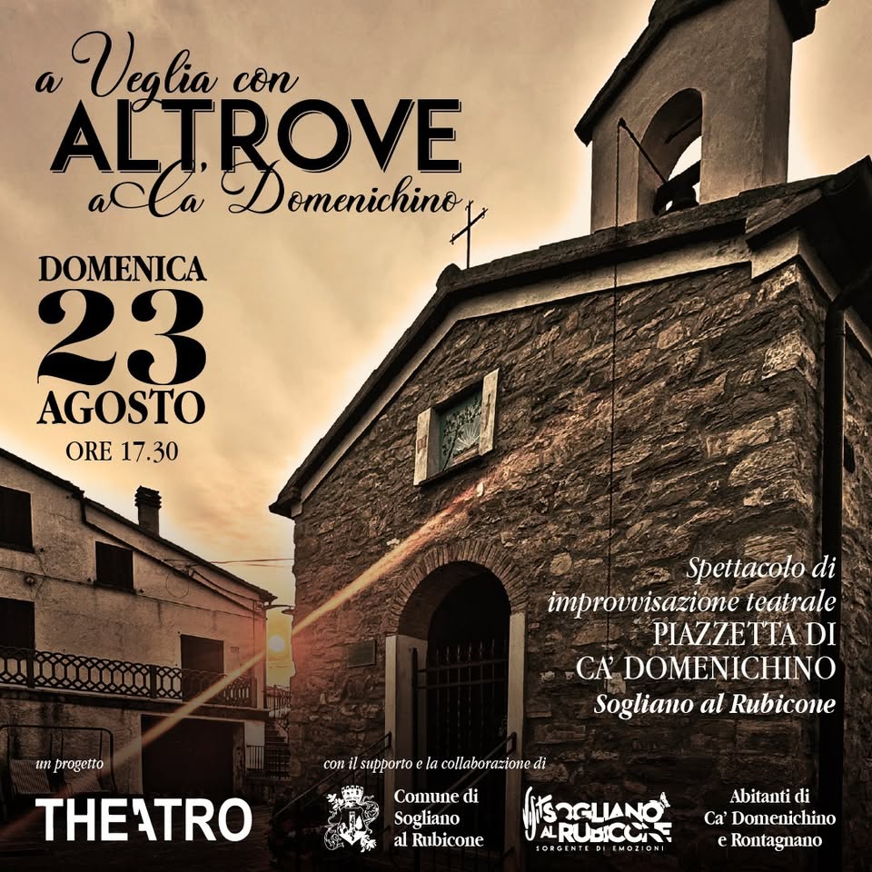 Evento A Veglia con Altrove a Ca’ Domenichino Locandina A Veglia con Altrove a Ca’ Domenichino - domenica 23 agosto ore 17:30 - 19:30