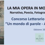 Immagine evento A WORLD OF WORDS – Concorso Letterario a Ottati (SA) No photo description available.