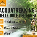Immagine evento Acqua trekking nelle gole del Farfa a Rieti (RI) Acqua trekking nelle gole del Farfa a Rieti (RI) il 17 agosto 2026