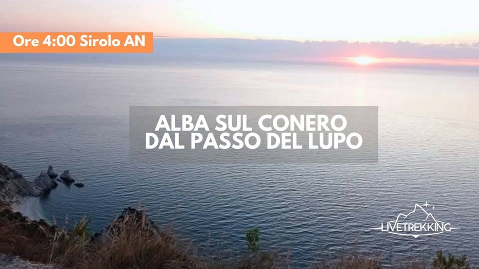 Evento Alba Sul Conero Dal Passo Del Lupo Locandina Alba Sul Conero Dal Passo Del Lupo - mercoledì 26 agosto ore 04:00 - 08:00