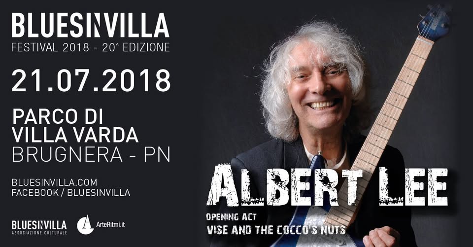 Evento Albert Lee live a Blues in Villa 2018 Locandina Albert Lee live a Blues in Villa 2018 - sabato 21 luglio ore 21:15 - 23:30