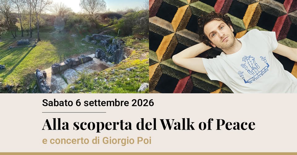 Evento Alla scoperta del Walk of Peace Locandina Alla scoperta del Walk of Peace - domenica 6 settembre ore 08:45 - 10:45