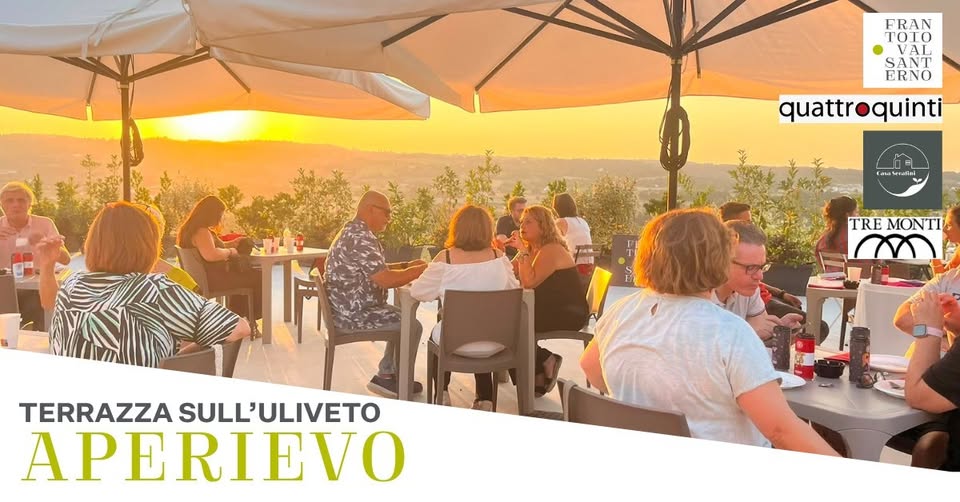 Evento AperiEVO a 4 mani QuattroQuinti e Casa Serafini x Frantoio Valsanterno Locandina AperiEVO a 4 mani QuattroQuinti e Casa Serafini x Frantoio Valsanterno - martedì 25 agosto ore 19:30 - 21:30
