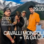 Immagine evento Arcella Bella – Cavalli Mongoli TA GA DA – Live a Padova (PD) Arcella Bella - Cavalli Mongoli TA GA DA - Live a Padova (PD) il 29 agosto 2026