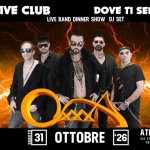 Immagine evento Athena Live Club Sabato 31 Ottobre 2026 – Oxxxa Band a Ponte dell’Olio (PC) Athena Live Club Sabato 31 Ottobre 2026 - Oxxxa Band a Ponte dell'Olio (PC) il 31 ottobre 2026