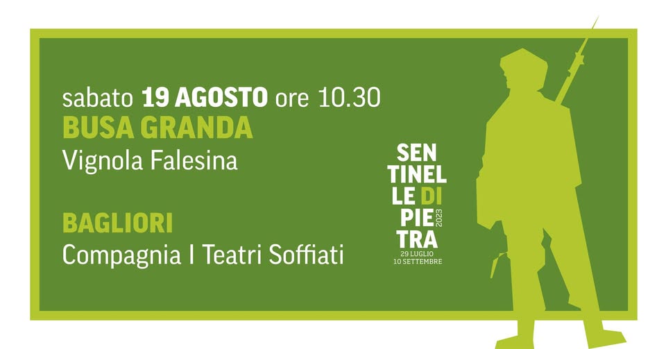 Evento Bagliori Locandina Bagliori - sabato 19 agosto ore 10:30 - 12:30