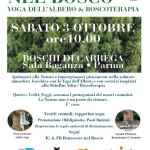 Immagine evento Benessere nel Bosco – Yoga dell’albero e BoscoTerapia a Sala Baganza (PR) No photo description available.