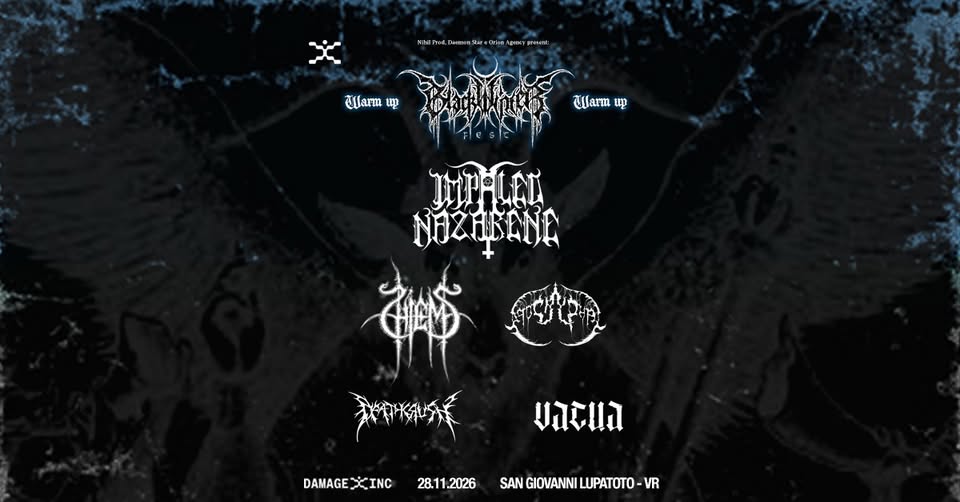 Evento Black Winter WARM UP Impaled Nazarene, Hiems & more Locandina Black Winter WARM UP Impaled Nazarene, Hiems & more - sabato 28 novembre ore 19:00 - 23:59