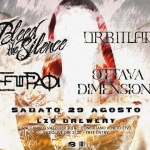 Immagine evento Bleed The Silence Orbitlane Epigrafi Ottava Dimensione Sba.lzo (Conegliano Veneto) a Conegliano (TV) Bleed The Silence Orbitlane Epigrafi Ottava Dimensione Sba.lzo (Conegliano Veneto) a Conegliano (TV) il 29 agosto 2026