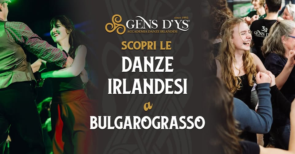 Evento Bulgarograsso (CO) – Corso di danze irlandesi Locandina Bulgarograsso (CO) – Corso di danze irlandesi - martedì 22 settembre ore 20:00 - 22:00