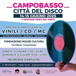 Immagine evento Campobasso (Cb) Citta’ Del Disco 14 – 15 Giugno 2025 a Campobasso (CB) No photo description available.