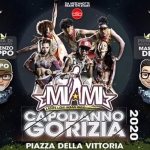 Immagine evento Capodanno Gorizia – Miami ( Zippo show & Master Dee) a Gorizia No photo description available.