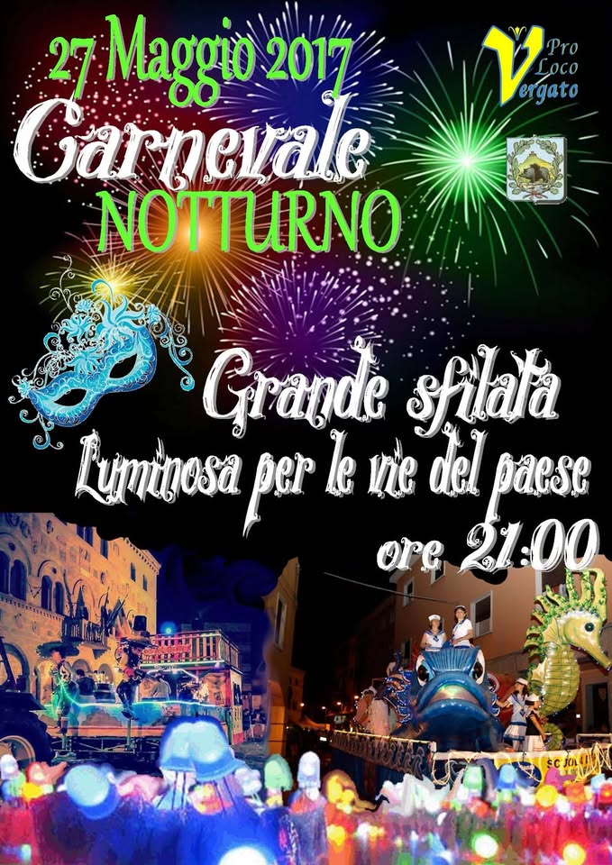 Evento Carnevale Notturno Locandina Carnevale Notturno - sabato 27 maggio ore 21:00 - 00:00