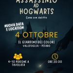 Immagine evento Cena con delitto – “Assassinio ad Hogwarts” a Capalbio (GR) No photo description available.