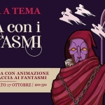 Immagine evento Cena con i fantasmi al Castello Bevilacqua a Bevilacqua (VR) May be a doodle of text that says 'SERATA A TEMA CENA con i FAN'TASMI ်ကုယည် s CENA ANIMAZIONE CASTELLO CASTELLOBEVILACQUA E CACCIA AI FANTASMI BEVILACQUA SABATO 17 TE 20:30'